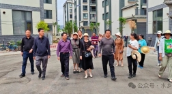前卫镇到九溪大村参观学习新农村建设成果
