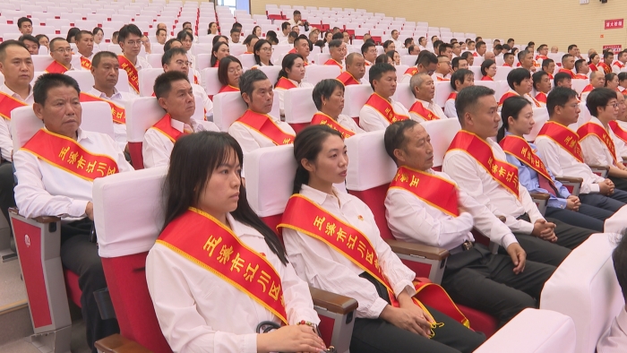中国共产党成立+105+周年江川区“两优一先”表彰大会召开5
